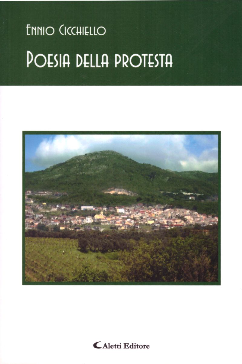 Copertina del libro Poesie della protesta di Ennio Cicchiello